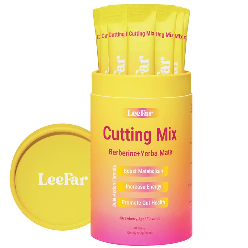 LeeFar Weight Loss Drink Mix | Strawberry Açaí | Appetite Control & Metabolism Support | 30 Servings