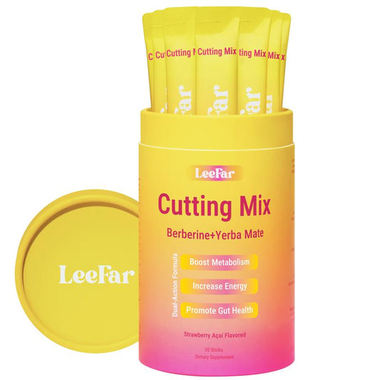 LeeFar Weight Loss Drink Mix | Strawberry Açaí | Appetite Control & Metabolism Support | 30 Servings