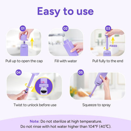 Portable Travel Bidet – Handheld Cleansing Bottle, 380ml