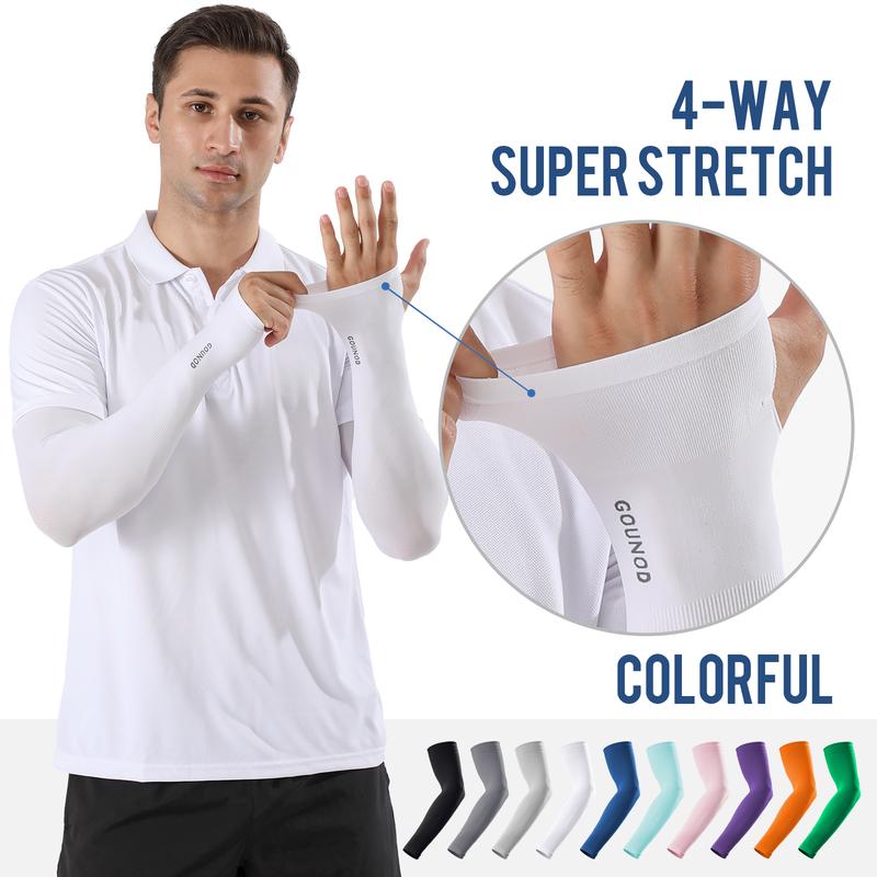 GOUNOD UPF 50+ Arm Sleeves with Thumb Hole – Sports & Outdoor