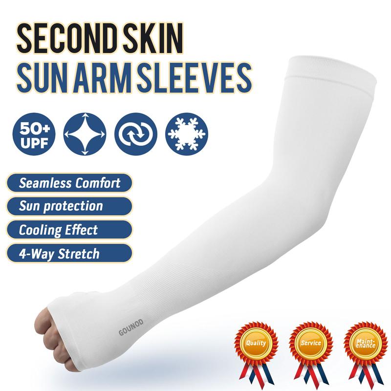 GOUNOD UPF 50+ Arm Sleeves with Thumb Hole – Sports & Outdoor
