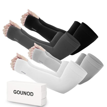 GOUNOD UPF 50+ Arm Sleeves with Thumb Hole – Sports & Outdoor