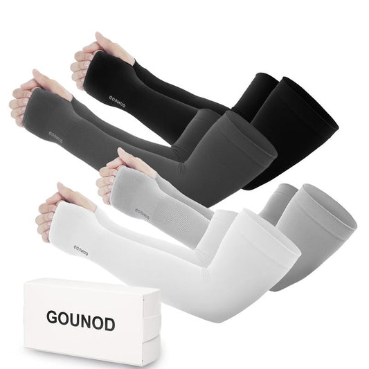 GOUNOD UPF 50+ Arm Sleeves with Thumb Hole – Sports & Outdoor
